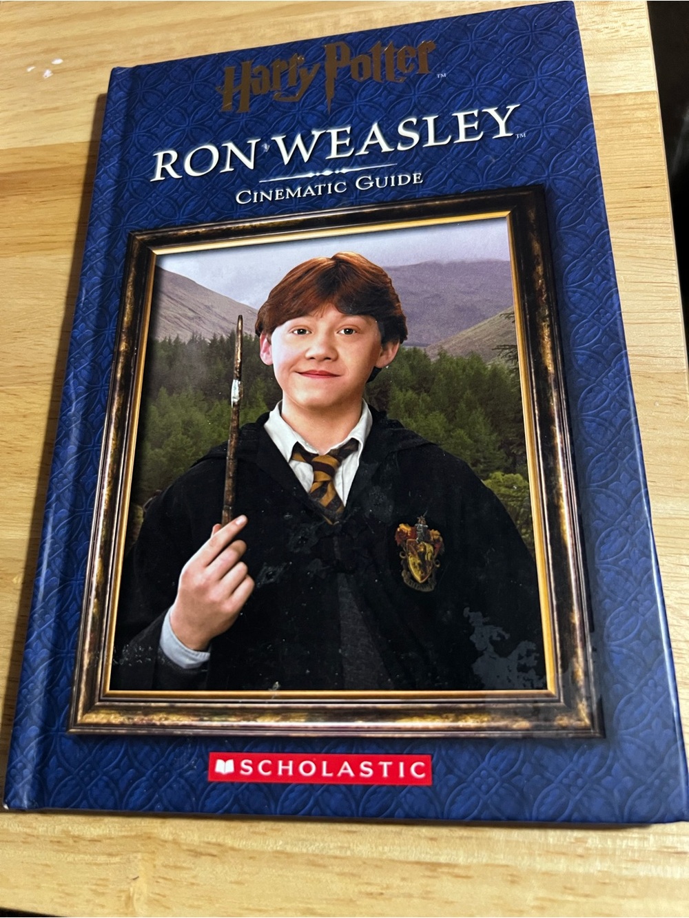 Scholastic Ron Weasley Cinematic Guide - Blue & Gold Accents